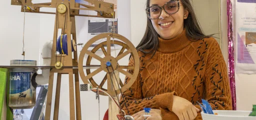 Muestra en la feria de ciencias