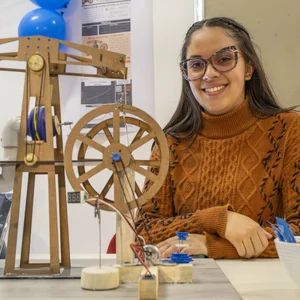 Muestra en la feria de ciencias