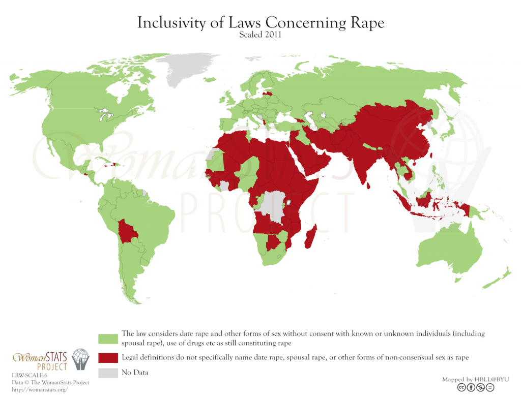 Mapas Que Ilustran La Discriminación De Las Mujeres En El Mundo