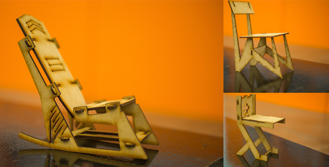 Estudiantes de colegio se le midieron a diseñar una silla en un día