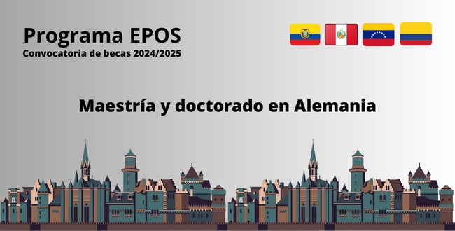 Convocatoria becas DAAD: programa EPOS 2024/25 (maestria y doctorado ...
