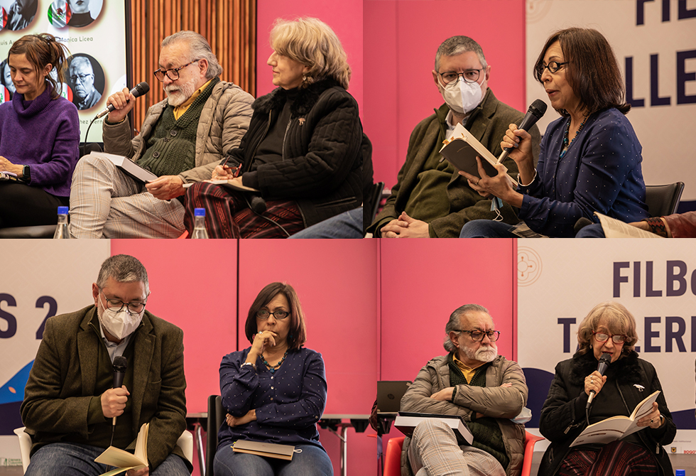 Siete poetas se reunieron para leer sus versos y participar en la presentación de la audioteca.