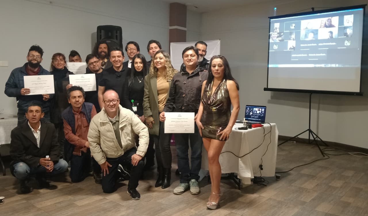 Boyacá, Colombia Participantes del diplomado en Desarrollo y Escritura de Proyectos de Nuevos Medios y Narrativas Expandidas