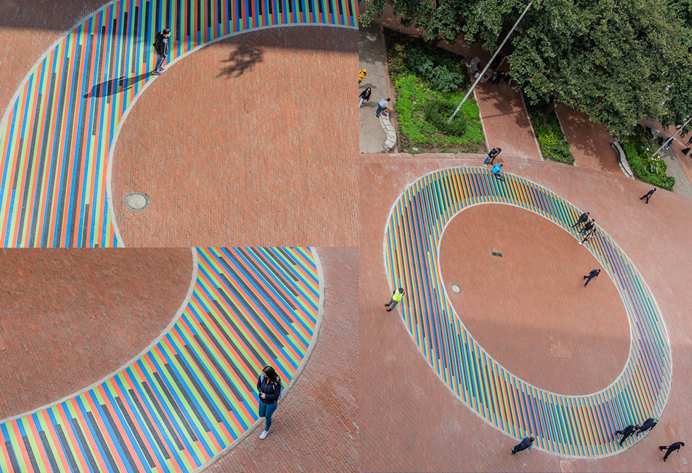 “Anillo de Inducción Cromática”, del maestro Carlos Cruz Diez.