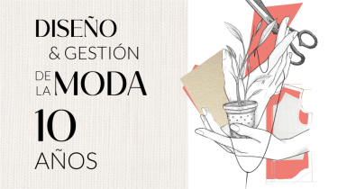 Invitación de la Carrera de Diseño y Gestión de la Moda de Utadeo a su décimo aniversario