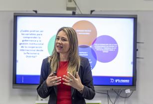 Denisse Grandas, decana de la Facultad de Ciencias Sociales de Utadeo