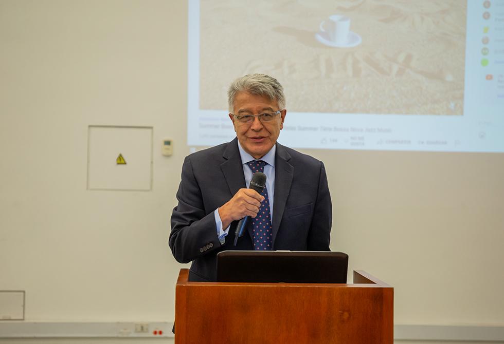 Carlos Sánchez Gaitán, Rector de la Universidad Jorge Tadeo Lozano. 