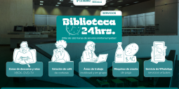 Todo lo que te ofrece la Biblioteca 24 horas Todo lo que te ofrece la Biblioteca 24 horas