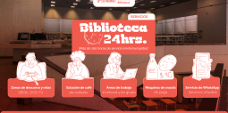 Todo lo que te ofrece la Biblioteca 24 horas