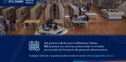 Información cierre de biblioteca temporal 