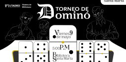 Torneo de dominó en Biblioteca Santa Marta 