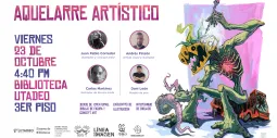 Aquelarre Artístico en la Biblioteca UTadeo. 