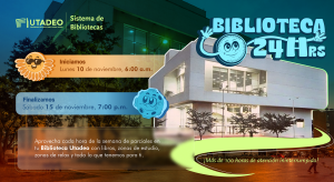 Regresa tu Biblioteca 24 horas. 