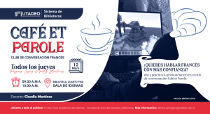 Café et parole- Club de conversación en francés