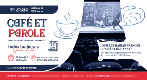 Café et parole- Club de conversación en francés