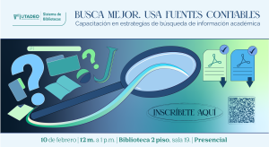 Capacitación de búsqueda de información académica. 