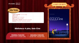 Cineteca Utadeo -"La La Land" Cineteca Utadeo -"La La Land"