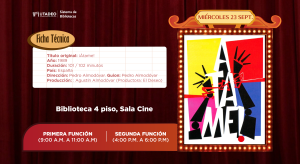 Cineteca Utadeo -"¡Átame!" Cineteca Utadeo -"¡Átame!"
