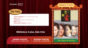 Cineteca Utadeo -"For There To Be Love" Cineteca Utadeo -"For There To Be Love"