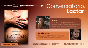 Conversatorio con el autor Harold Trompetero.