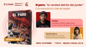 Conversatorio con el autor Andrés Patiño Merchán Conversatorio con el autor Andrés Patiño Merchán