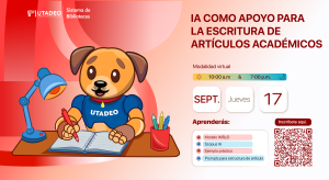 Taller IAcademix - IA como apoyo para artículos académicos Taller IAcademix - IA como apoyo para artículos académicos