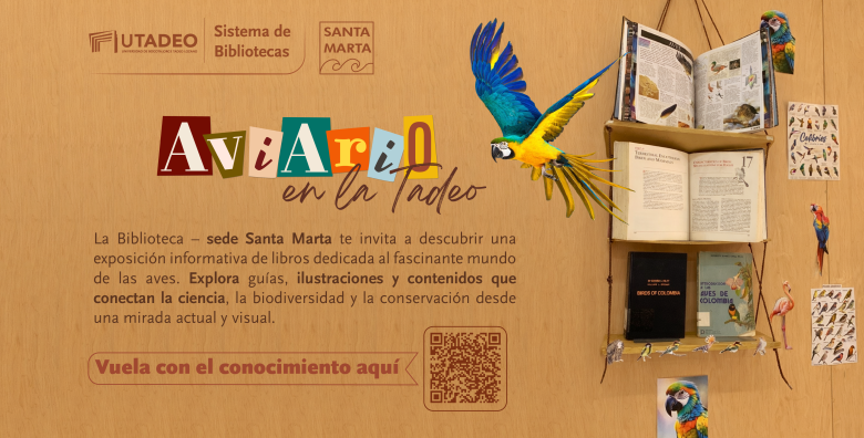 Aviario en la Tadeo sede Santa Marta. 