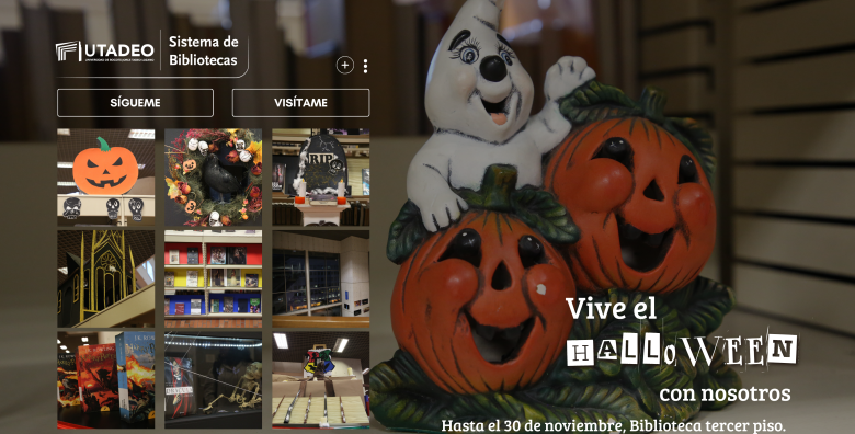 Visita nuestro centro de interés. "Un hechizo de Halloween en la Biblioteca"