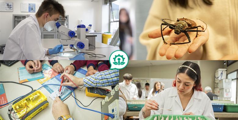Estudiantes de diferentes programas de la facultad de Ciencias Naturales e Ingeniería de Utadeo