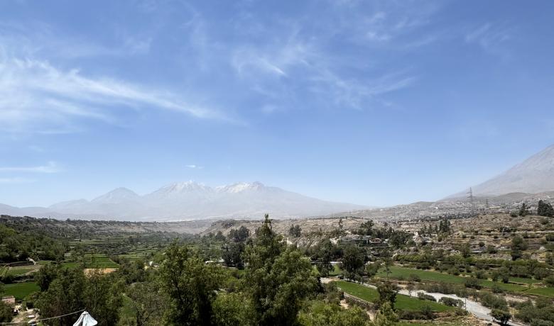 Zona periurbana en Arequipa, Perú