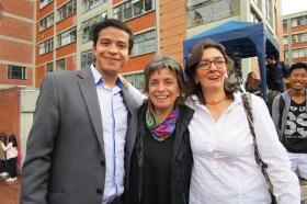 Andrés Prieto, Alicia Llorente y Adriana Botero 