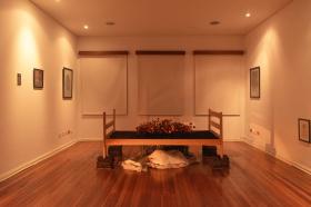 Obra ‘Intersticios’ en el Museo Biblioteca Casa Lleras