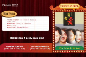 Cineteca Utadeo -"For There To Be Love" 