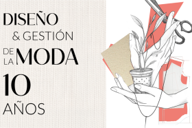 Invitación de la Carrera de Diseño y Gestión de la Moda de Utadeo a su décimo aniversario
