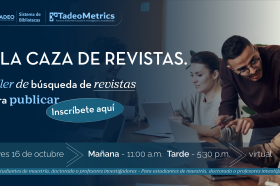 Taller "Búsqueda de revistas para publicar"
