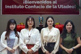 Las cuatro nuevas profesoras chinas del Instituto Confucio de Utadeo