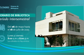Horario intersemestral en la Biblioteca Utadeo Horario intersemestral en la Biblioteca Utadeo