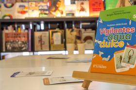 Caja de las tarjetas didácticas Vigilantes de agua dulce