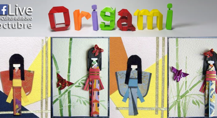 Clase abierta de Origami para hacer Mu ecas Japonesas Washi