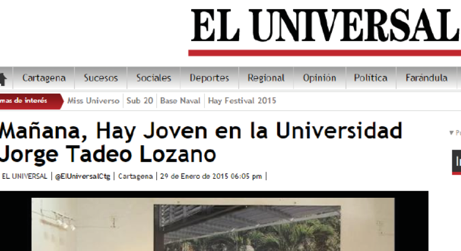 El Universal Invita A Los Eventos De Hay Joven En La Utadeo